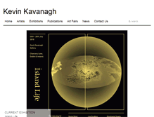 Tablet Screenshot of kevinkavanaghgallery.ie